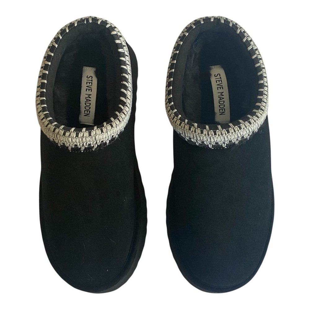 Steve Madden Shoes Women’s Size 7.5 Selena 2 Clogs Black Suede New in Box
